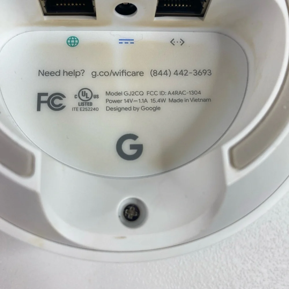 Google Wifi Mesh Router AC1200 GJ2CQ - White
